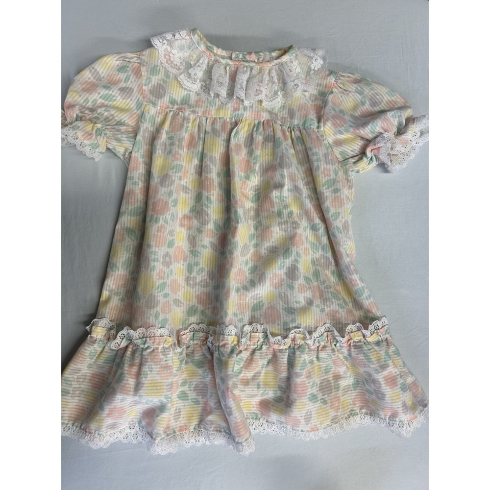 Vintage Baby Sleeper Dress Measurements In Photos